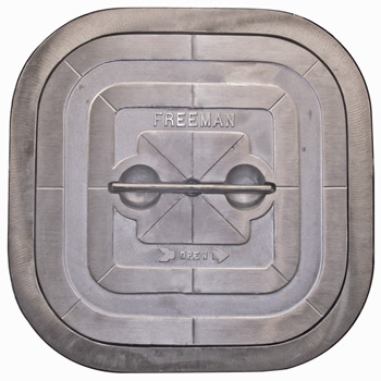FREEMAN SQUARE HATCH COMPLETE ALUMINUM RING 20" DIAMETER OPENING