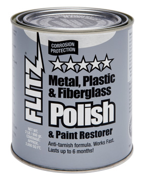 FLITZ POLISH PASTE 2# CAN FOR METAL & FIBERGLASS