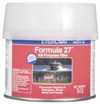 EVERCOAT FORMULA 27 ALL PURPOSE FILLER WHITE HALF PINT