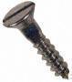 WOOD SCREW GALVANIZED FLAT HEAD SLOTTED # 10 X 1" (BY EACH)