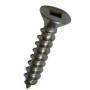TAPPING SCREW STAINLESS FLAT HEAD # 2 SQUARE DRIVE # 10 X 1/2" (BY EACH)