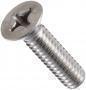 MACHINE SCREW STAINLESS STEEL FLAT HEAD PHILLIPS # 6 X .38" (BY EACH)