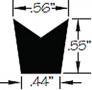 FREEMAN HATCH COMPRESSION GASKET NEOPRENE STANDARD (BY FOOT)