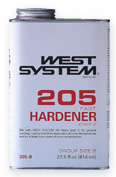 WEST SYSTEM&reg; 205 FAST HARDENER&reg; 0.94 GALLON