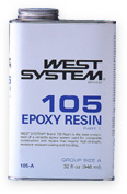 WEST SYSTEM&reg; 105 EPOXY RESIN&reg; QUART