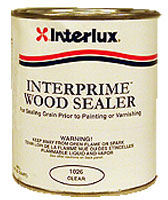 INTERLUX INTER-PRIME WOOD SEALER CLEAR (QUART)