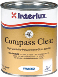 INTERLUX COMPASS CLEAR VARNISH (QUART)
