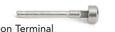 STANTION TERMINAL SOLID BUTTON 1/8" HC
