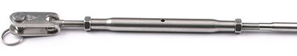 LIFE LINE STUD HAND CRIMP 5/16-24 LH X 1-1/2