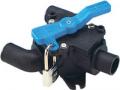 JABSCO DIVERTER "Y" VALVE WASTE ROTATING 1-1/2" PORTS