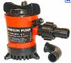 JOHNSON PUMP BILGE SUBMERSIBLE 1000 GPH 12 VOLT 3/4" HOSE