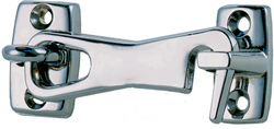 PERKO HOOK DOOR CHROME PLATED ZINC 2" LONG HOOK