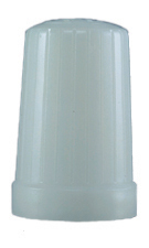 PERKO LIGHT LENS 360 DEGREE WHITE 3" H X 1-1/2" ID