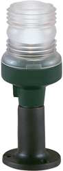 PERKO LIGHT ALL ROUND WHITE PEDESTAL 11-7/8" HIGH