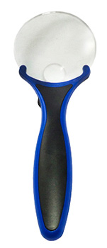 MAGNIFIER WITH STAND 2 LED 4X