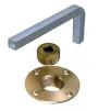 PERKO GARBOARD DRAIN PLUG BRASS WITH WRENCH