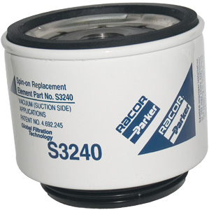 RACOR FUEL FILTER SPIN-ON CANNISTER FOR 120R-RAC-01
