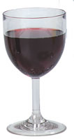 DRINKWARE WINE 10 1/2 OZ POLYCARBONATE CLEAR