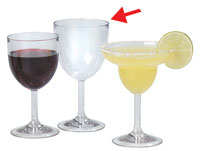 DRINKWARE GOBLET 13 1/2OZ POLYCARBONATE CLEAR