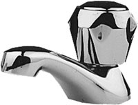 SCANDIVK FAUCET COLD WATER BASIN TAP HEAVY DUTY CHROMED BRASS BODY