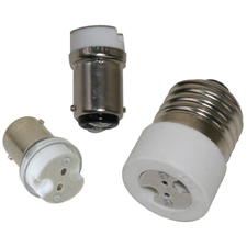 SCANDVIK BULB BASE EDISON ADAPTER E27 TO G4 SWIVELS TO 120 DEGREES