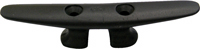 CLEAT OPEN BASE 4" BLACK 2 HOLE  3/8 ROPE