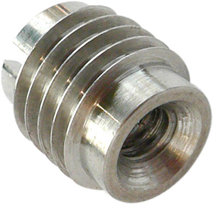 SUNCOR INSERT THREADED STAINLESS STEEL FOR WOOD AND PLASTIC 3/16"