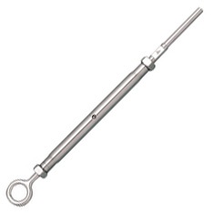 SUNCOR TURNBUCKLE GATE EYE OPEN BODY HAND SWAGE FOR 3/16" WIRE