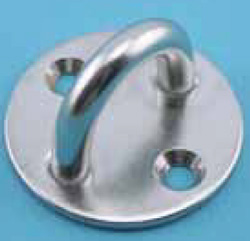 SUNCOR PAD EYE ROUND 304 STAINLESS STEEL 2"