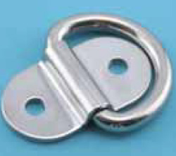 SUNCOR PAD EYE FOLDING 316 STAINLESS STEEL  1/4" X 2"