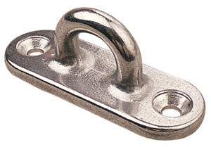 SEA DOG PAD EYE OBLONG PLATE STAINLESS STEEL 5/8" EYE X 3-1/2" LONG
