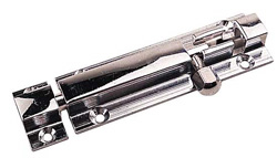 SEA DOG BARREL BOLT CHROME PLATED BRASS 1-1/2"