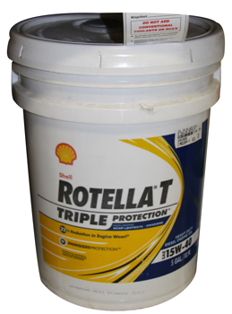 SHELL OIL ROTELLA T 15W-40 XLA 5 GALLON