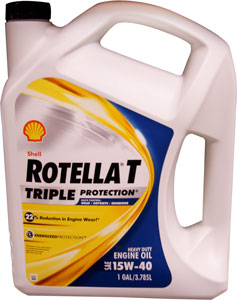 SHELL OIL ROTELLA T 15W-40 XLA GALLON