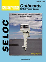 SELOC REPAIR MANUAL JOHNSON/EVENRUDE OUTBOARD VOL II 1973-89 2-60 HP