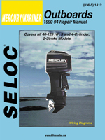 SELOC REPAIR MANUAL MERCURY MARINR O/B 2.5-275HP 1990-2000