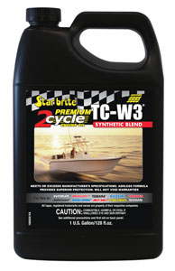 STAR BRITE&REG; ENGINE OIL PREMIUM SYNTHETIC 2-CYCLE TC-W3 GALLON