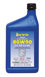 STAR BRITE&REG; GEAR OIL HI-VISCOCITY 80-90W FOR LOWER UNITS 32 OZ