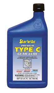 STAR BRITE&REG; GEAR OIL PREMIUM TYPE C FOR LOWER UNIT 32 OZ