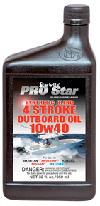 STAR BRITE&REG; 4 STROKE OUTBOARD OIL SAE 10W40 QUART