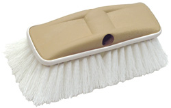 STAR BRITE&REG; DECK CLEANING BRUSH 8" STIFF WHITE