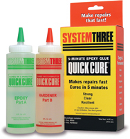 SYSTEM THREE QUICK CURE KIT 5 MINUTE EPOXY (1 QUART)