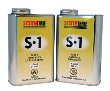 SYSTEM THREE EPOXY PENETRATING SEALER S-1 2 QUART KIT