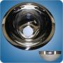 SCANDVIK ROUND SINK BASIN 316 STAINLESS STEEL MIRROR FINISH 11-1/2"