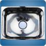 SCANDVIK RECTANGULAR SINK BASIN 316 S.S MIRROR FINISH 10-7/16" X 14-3/16"
