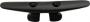 CLEAT OPEN BASE 4" BLACK 2 HOLE  3/8 ROPE
