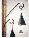 WIND BELL HANGER LONG W/SCREWS 20" OVERHANG