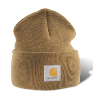 CARHARTT WATCH HAT BROWN ACRYLIC KNIT ONE SIZE