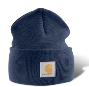 CARHARTT WATCH HAT NAVY ACRYLIC KNIT ONE SIZE