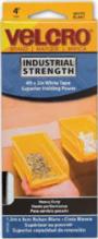 VELCRO TAPE STICKY BACK INDUSTRIAL STRENGTH WATERPROOF WHITE 2" X 4'